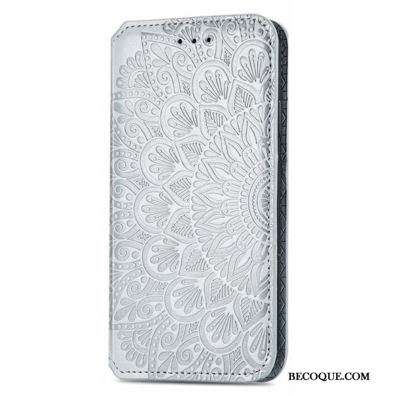 Flip Cover Samsung Galaxy M52 5G Simili Cuir Antiquaire