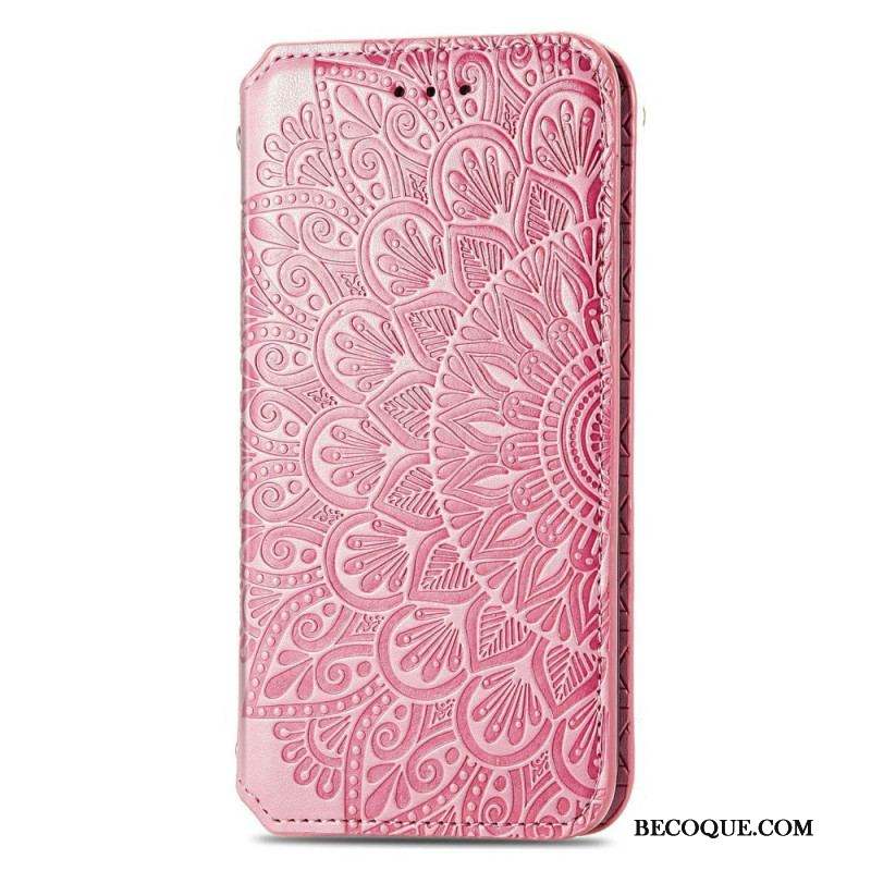 Flip Cover Samsung Galaxy M52 5G Simili Cuir Antiquaire