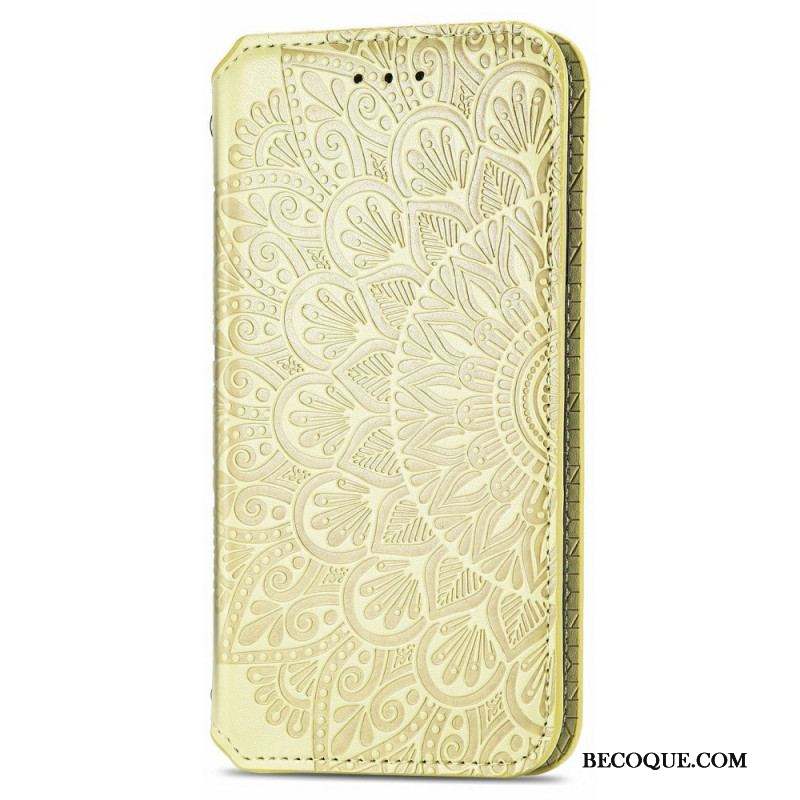 Flip Cover Samsung Galaxy M52 5G Simili Cuir Antiquaire