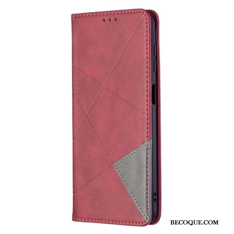 Flip Cover Samsung Galaxy M52 5G Simili Cuir Pattern