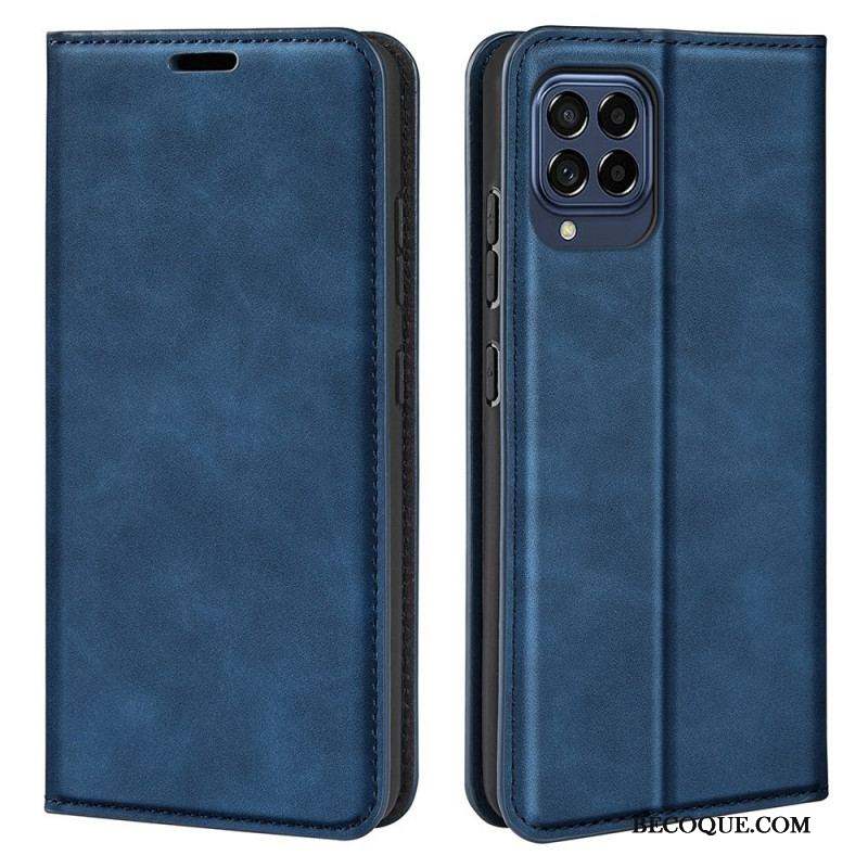 Flip Cover Samsung Galaxy M53 5G Skin-Touch Douceur