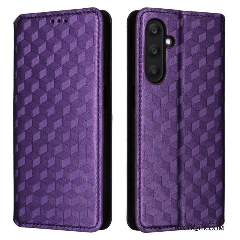 Flip Cover Samsung Galaxy M55 5G Motif Losanges