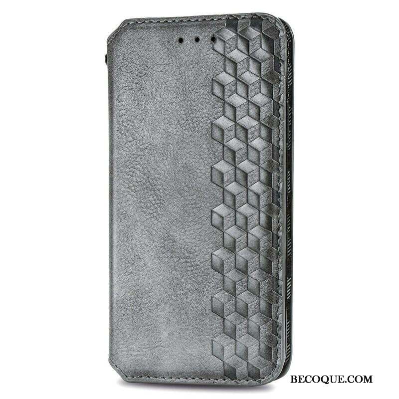 Flip Cover Samsung Galaxy S20 FE Simili Cuir Texture Diamant