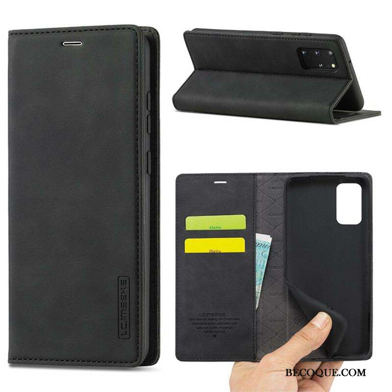 Flip Cover Samsung Galaxy S20 Plus / S20 Plus 5G LC.IMEEKE Effet Cuir