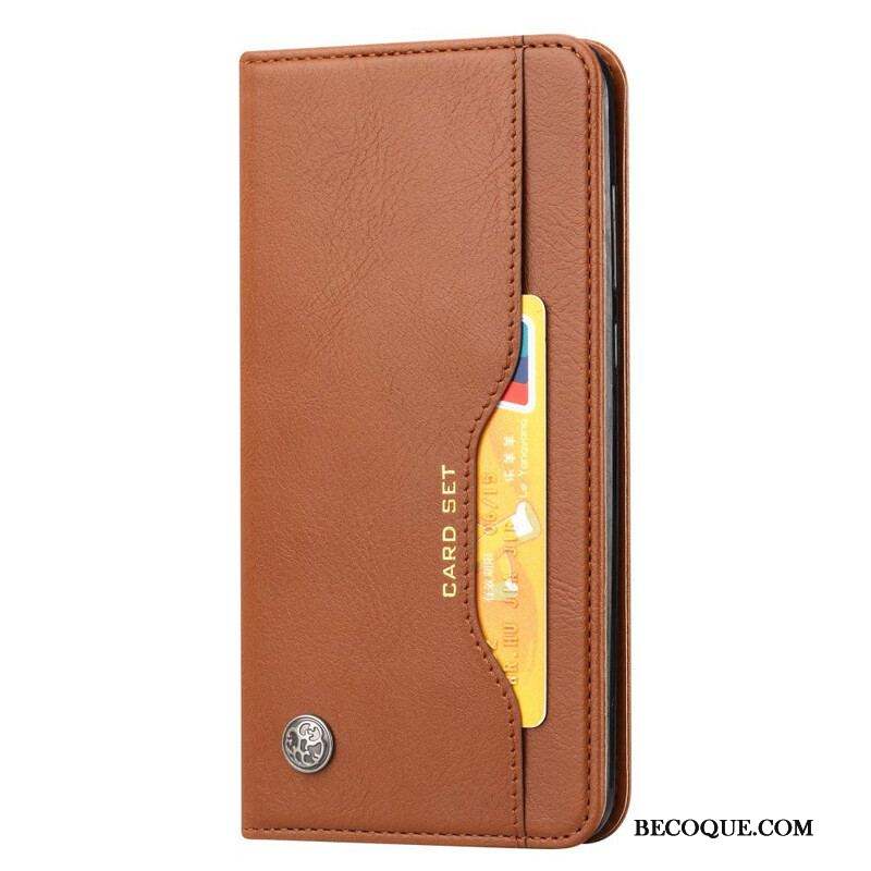 Flip Cover Samsung Galaxy S20 Ultra Simili Cuir Porte-Cartes