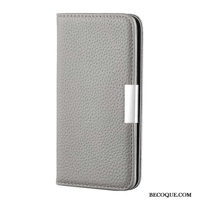 Flip Cover Samsung Galaxy S21 FE Simili Cuir Litchi Ultra Chic