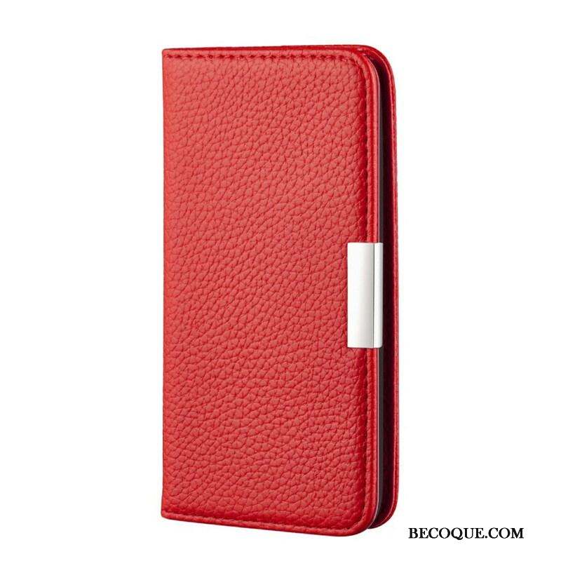 Flip Cover Samsung Galaxy S21 FE Simili Cuir Litchi Ultra Chic