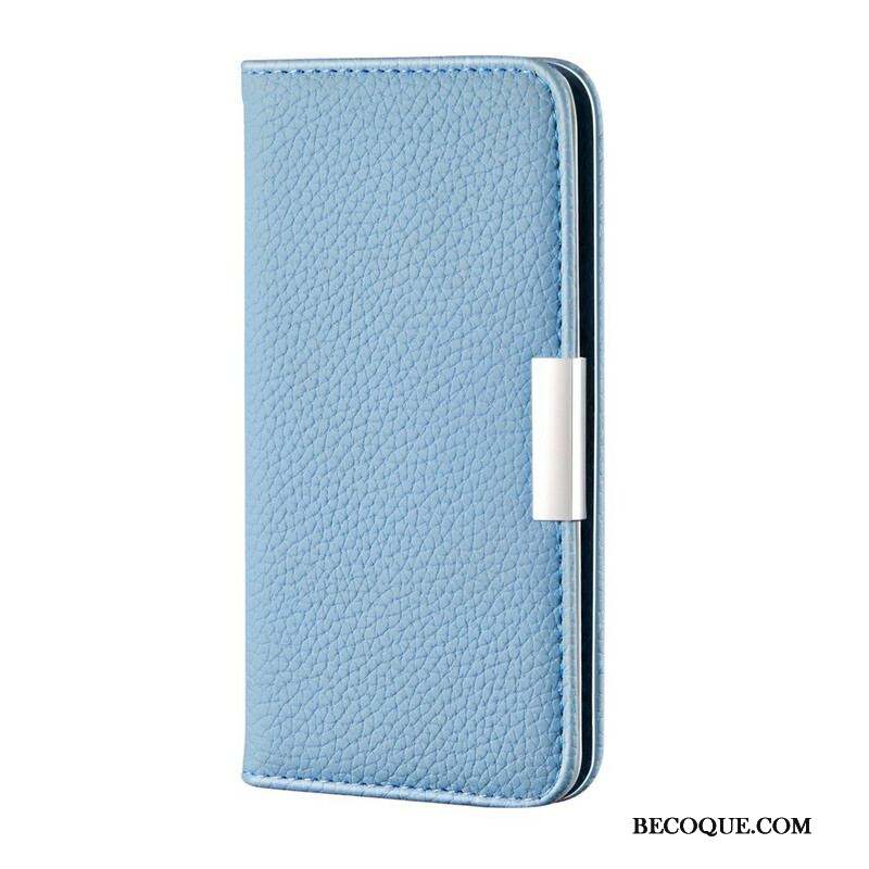 Flip Cover Samsung Galaxy S21 FE Simili Cuir Litchi Ultra Chic