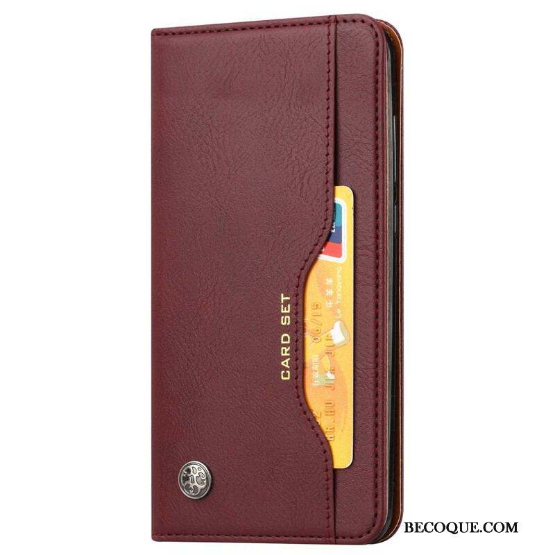 Flip Cover Samsung Galaxy S21 FE Simili Cuir Porte-Cartes