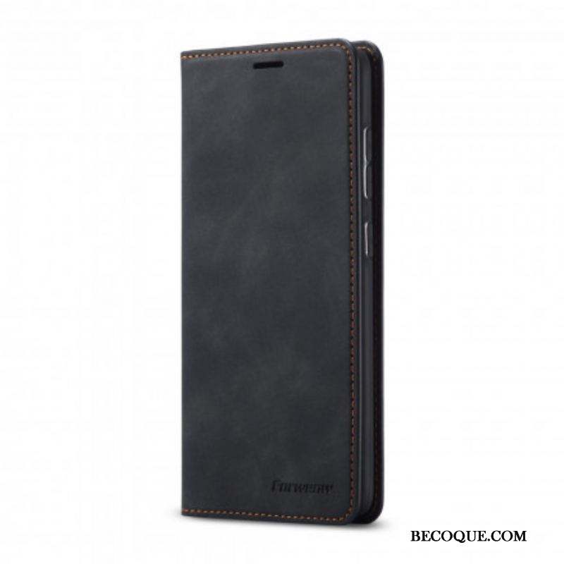 Flip Cover Samsung Galaxy S21 Plus 5G Effet Cuir FORWENW