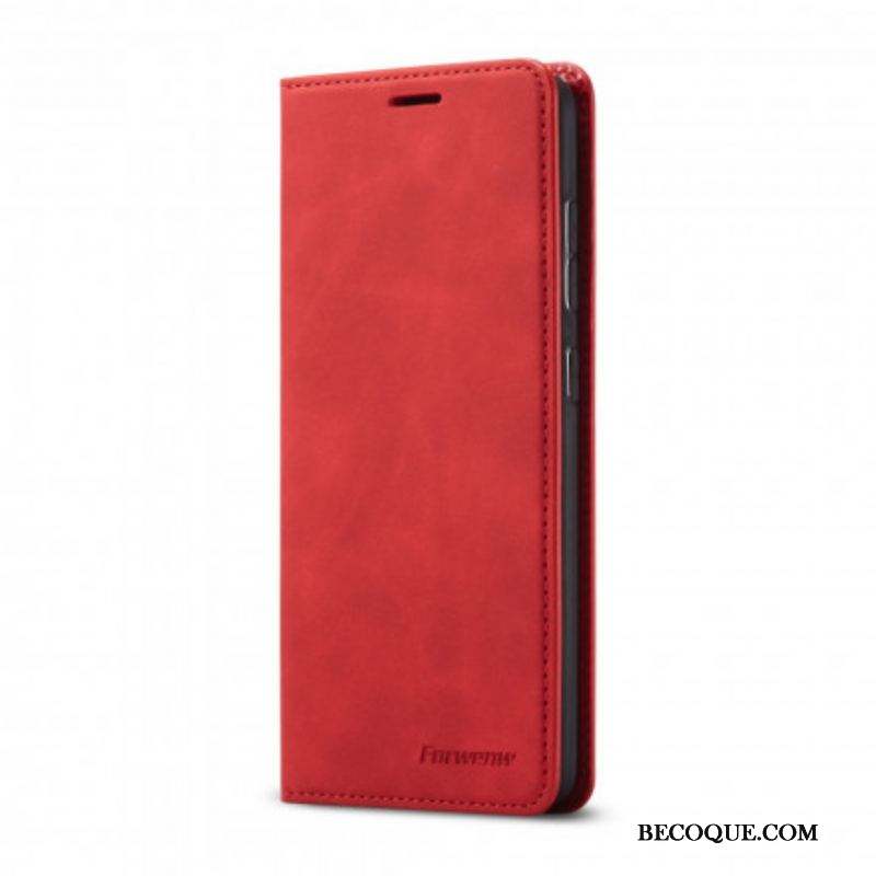 Flip Cover Samsung Galaxy S21 Plus 5G Effet Cuir FORWENW