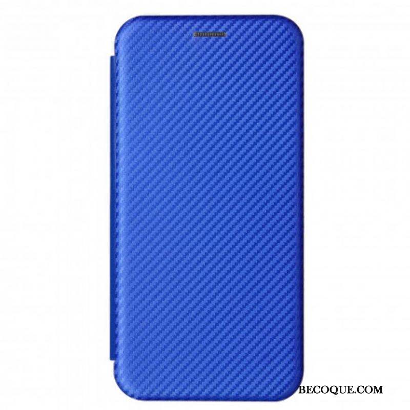 Flip Cover Samsung Galaxy S21 Plus 5G Fibre Carbone