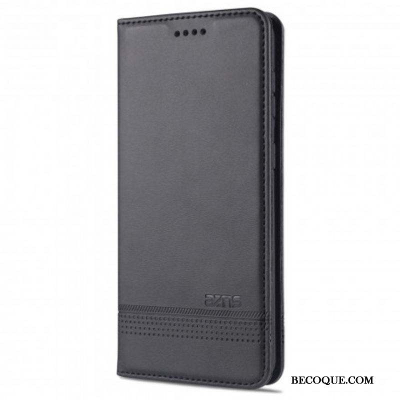 Flip Cover Samsung Galaxy S21 Ultra 5G Style Cuir AZNS