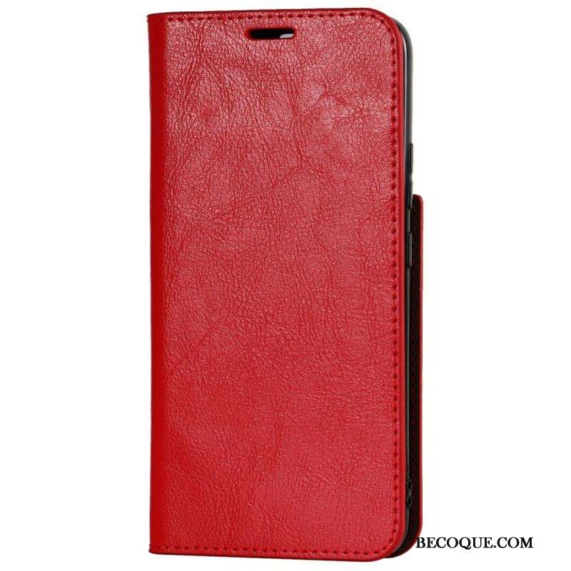 Flip Cover Samsung Galaxy S22 5G Cuir Véritable
