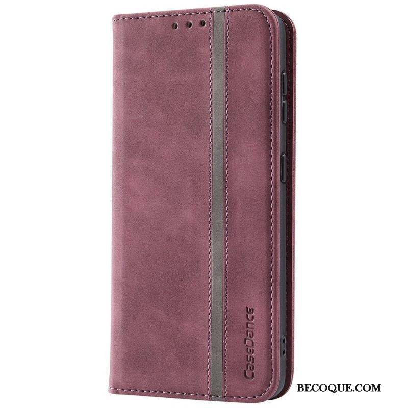 Flip Cover Samsung Galaxy S22 5G Simili Cuir CASEDANCE