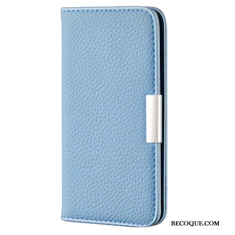 Flip Cover Samsung Galaxy S22 5G Simili Cuir Litchi Ultra Chic