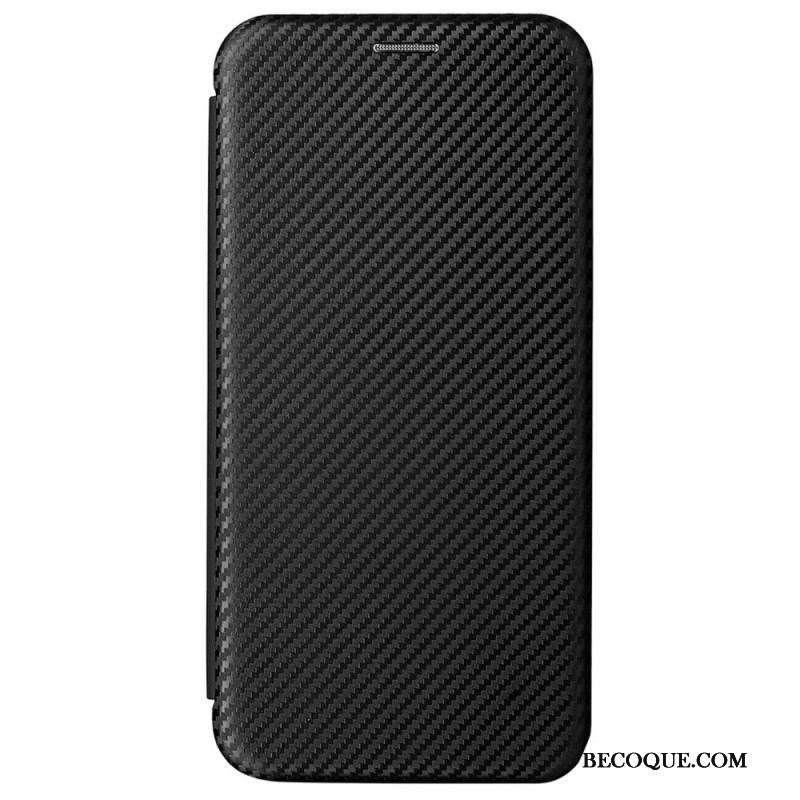 Flip Cover Samsung Galaxy S22 Plus 5G Fibre Carbone