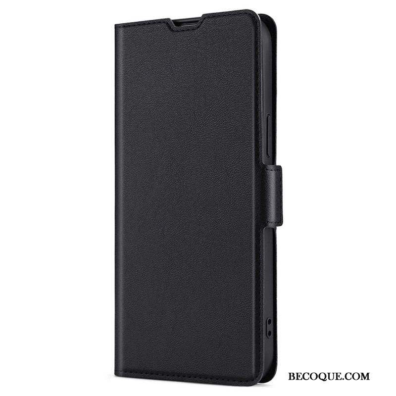 Flip Cover Samsung Galaxy S22 Ultra 5G Simili Cuir Classique