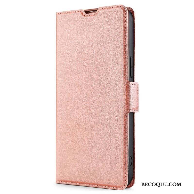 Flip Cover Samsung Galaxy S22 Ultra 5G Simili Cuir Classique