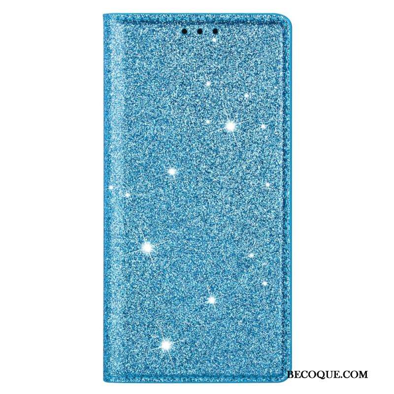 Flip Cover Samsung Galaxy S22 Ultra 5G Style Paillettes