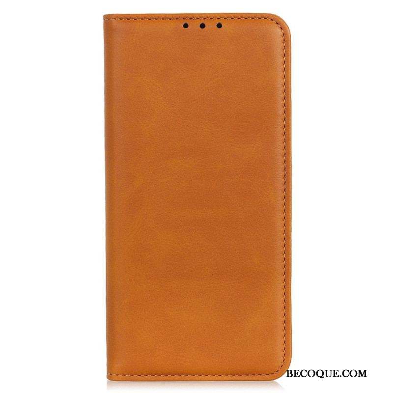 Flip Cover Samsung Galaxy S23 5G Cuir Fendu