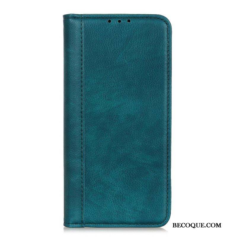 Flip Cover Samsung Galaxy S23 5G Cuir Fendu