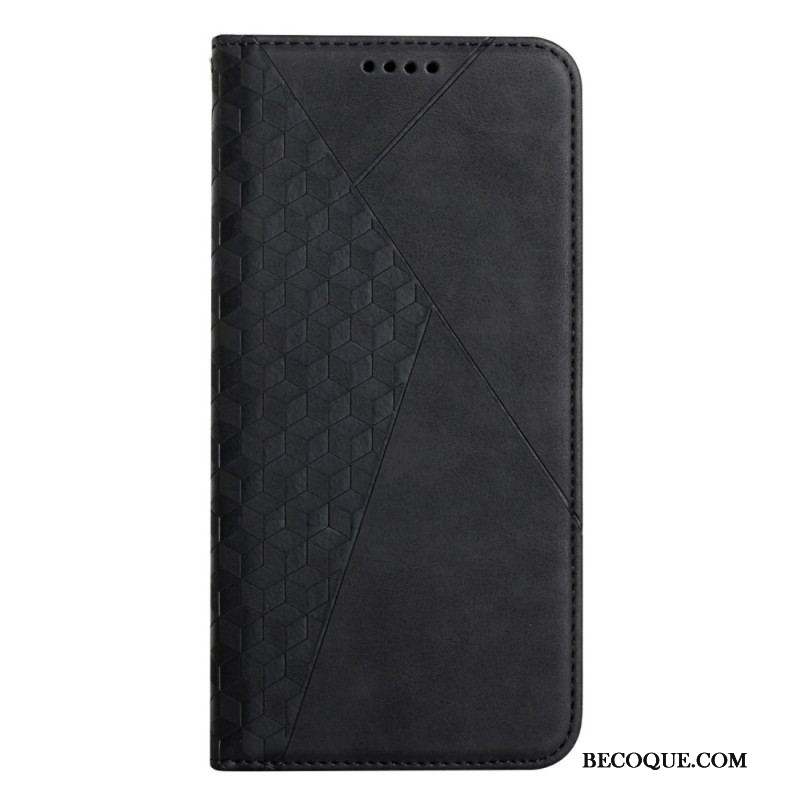 Flip Cover Samsung Galaxy S23 5G Style Cuir Motif 3D