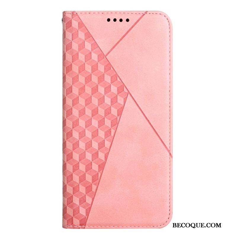 Flip Cover Samsung Galaxy S23 5G Style Cuir Motif 3D