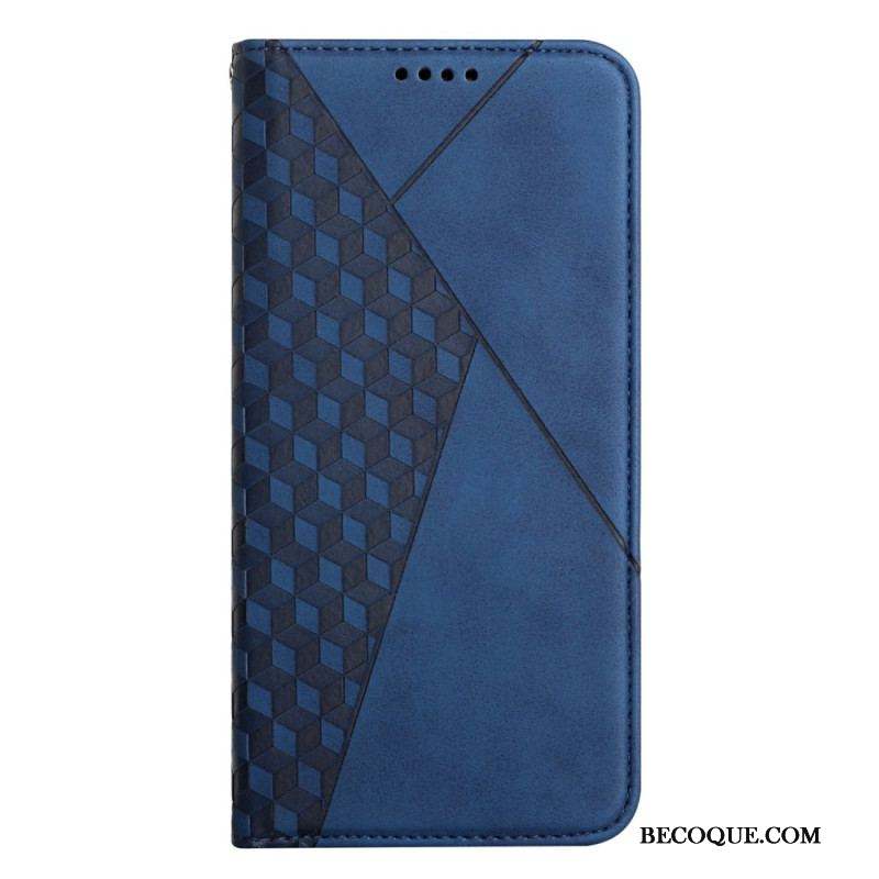 Flip Cover Samsung Galaxy S23 5G Style Cuir Motif 3D