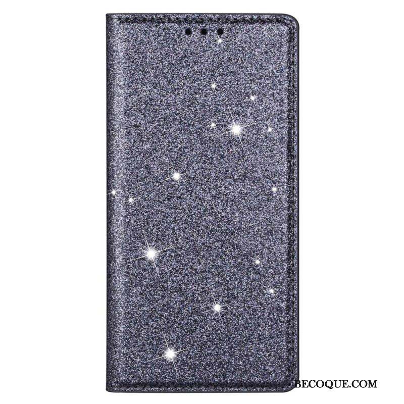 Flip Cover Samsung Galaxy S23 5G Style Paillettes