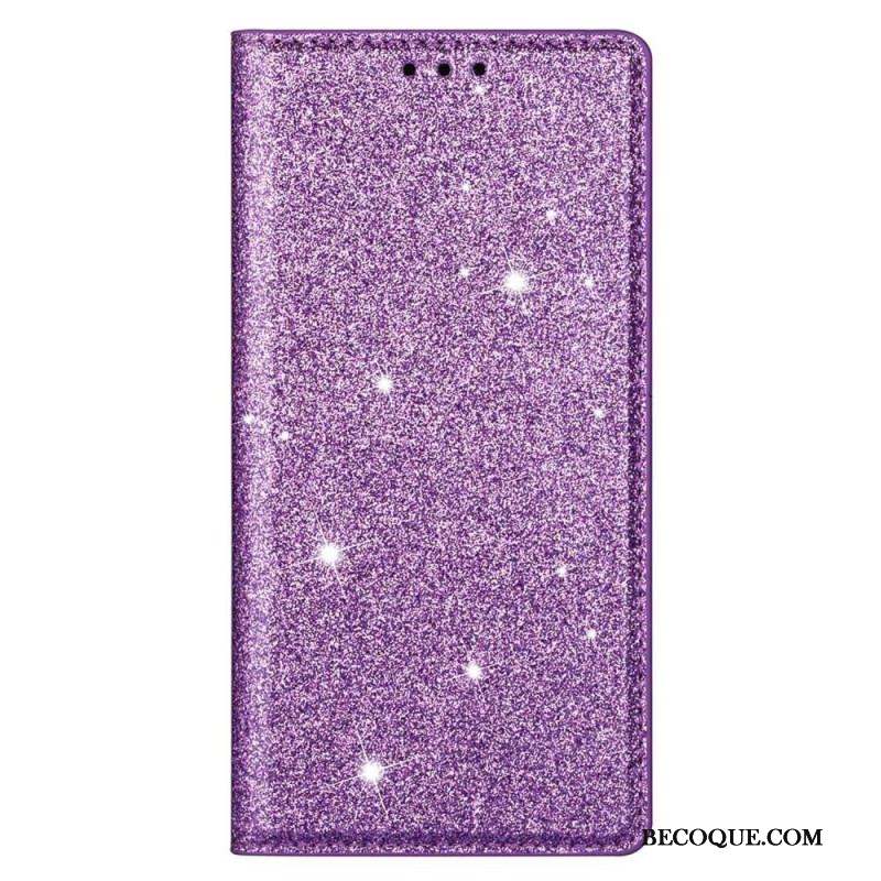 Flip Cover Samsung Galaxy S23 5G Style Paillettes