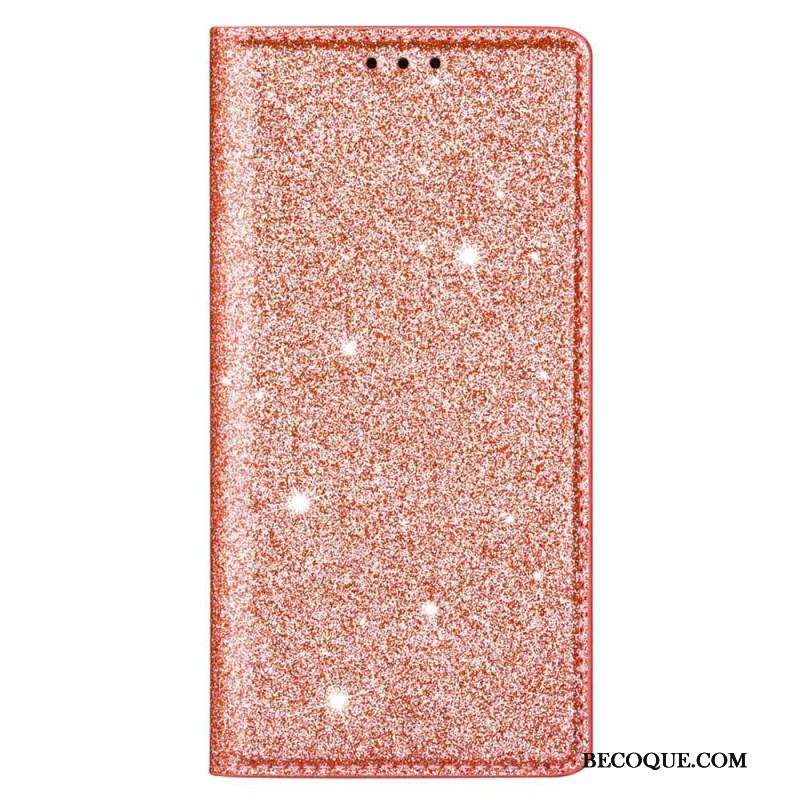 Flip Cover Samsung Galaxy S23 5G Style Paillettes