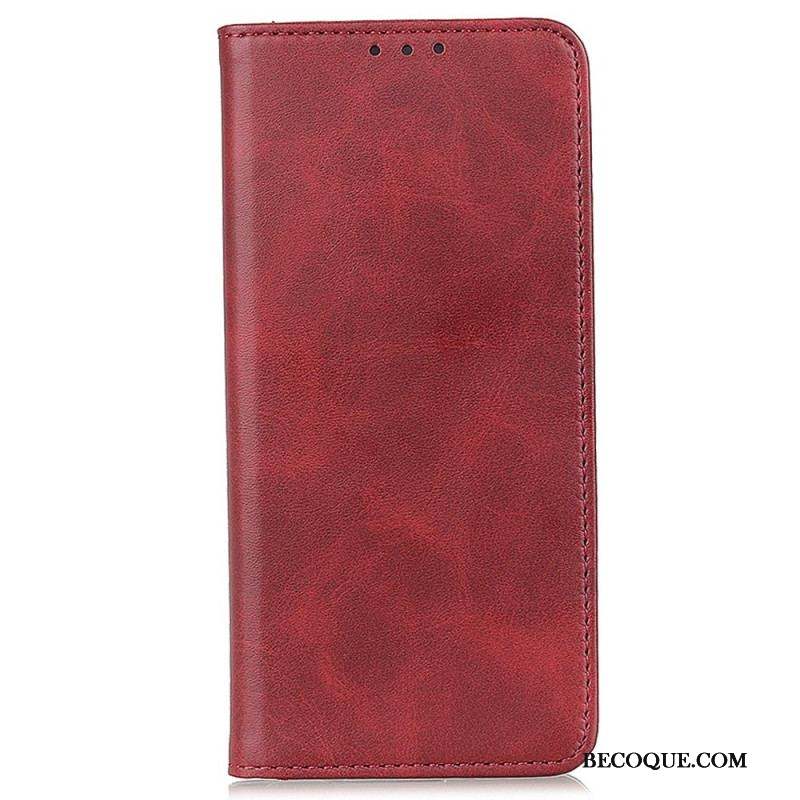 Flip Cover Samsung Galaxy S23 Plus 5G Cuir Fendu