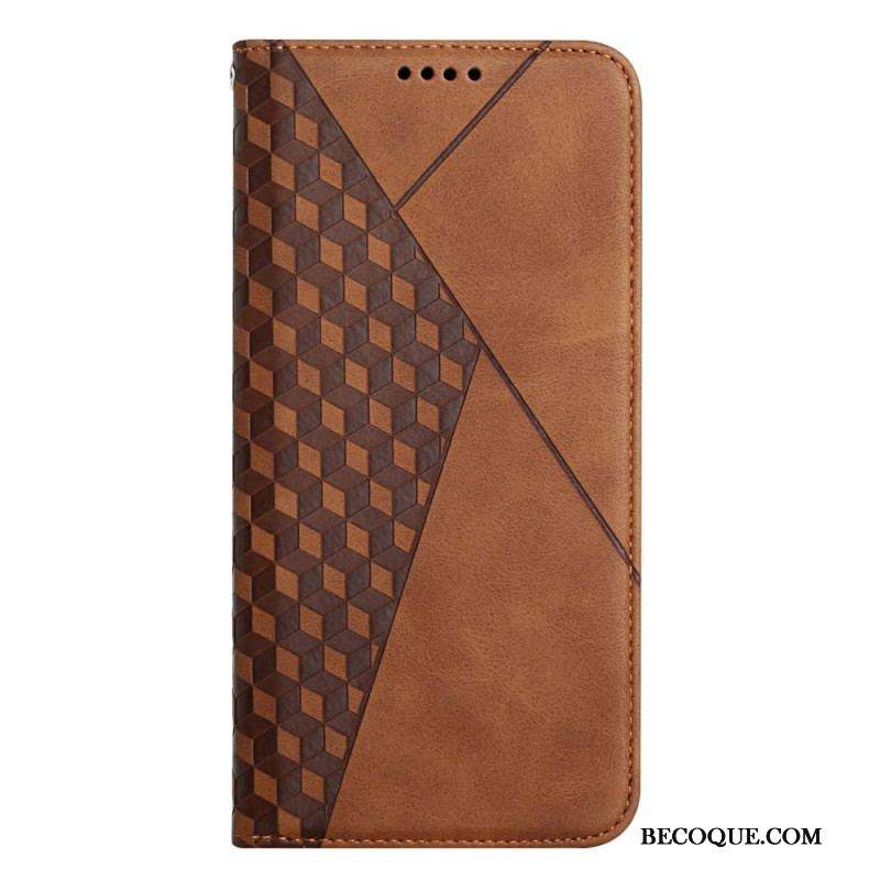 Flip Cover Samsung Galaxy S23 Plus 5G Style Cuir Motif 3D