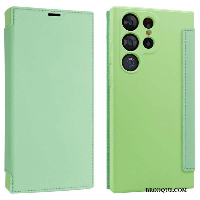 Flip Cover Samsung Galaxy S23 Ultra 5G Silicone Liquide