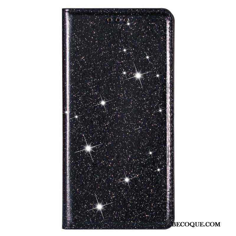 Flip Cover Samsung Galaxy S23 Ultra 5G Style Paillettes