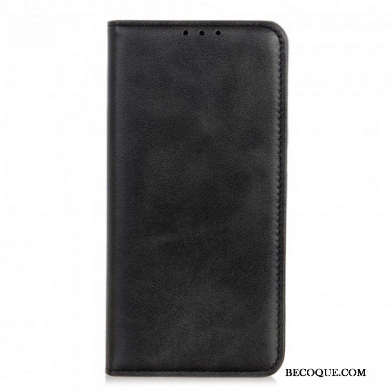 Flip Cover Sony Xperia 1 III Cuir Fendu Élégance