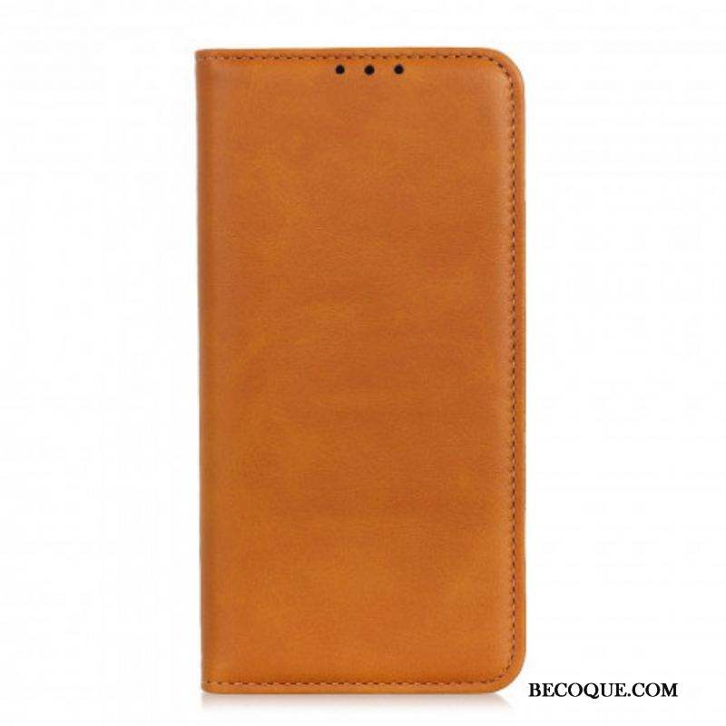 Flip Cover Sony Xperia 1 III Cuir Fendu Élégance