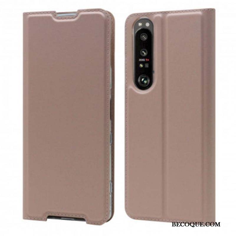 Flip Cover Sony Xperia 1 III Fermoir Magnétique