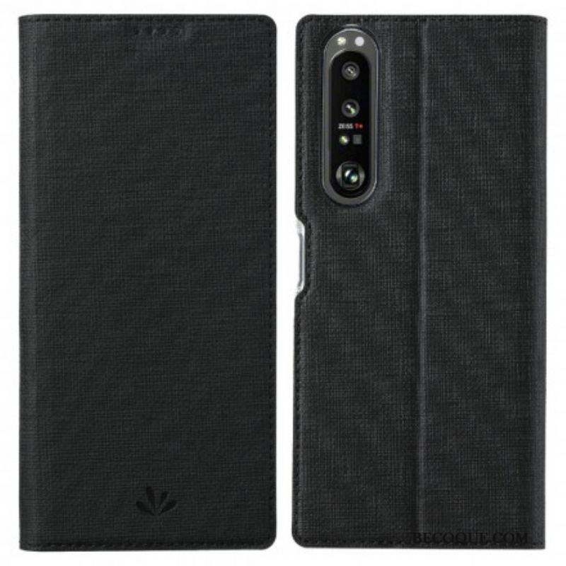 Flip Cover Sony Xperia 1 III Texturée VILI DMX