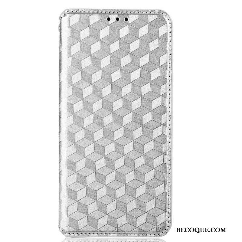 Flip Cover Sony Xperia 10 IV Cubes 3D