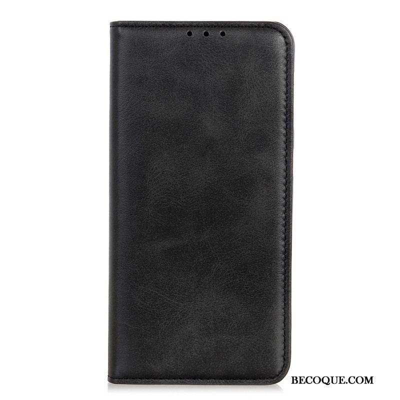 Flip Cover Sony Xperia 10 IV Cuir Fendu