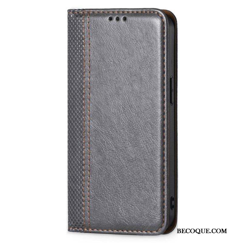 Flip Cover Sony Xperia 10 IV Simili Cuir Vintage