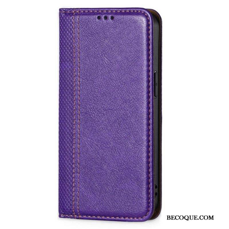 Flip Cover Sony Xperia 10 IV Simili Cuir Vintage