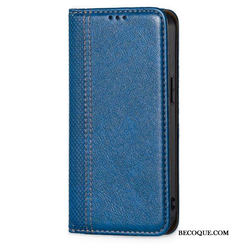 Flip Cover Sony Xperia 10 IV Simili Cuir Vintage