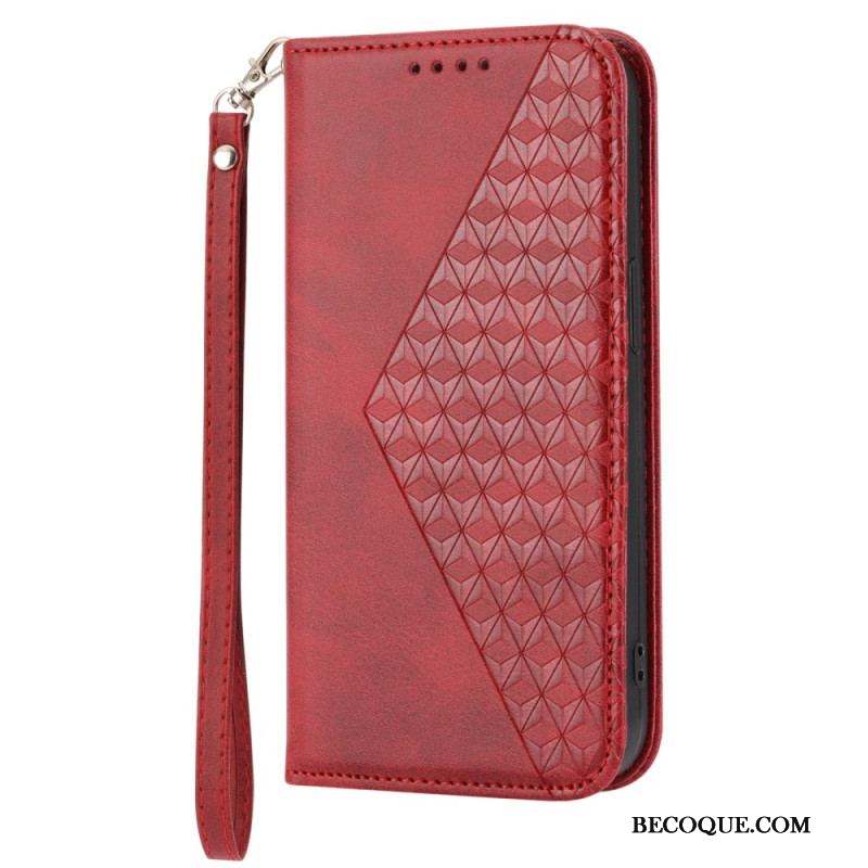 Flip Cover Sony Xperia 10 IV Style Cuir Motif 3D avec Lanière