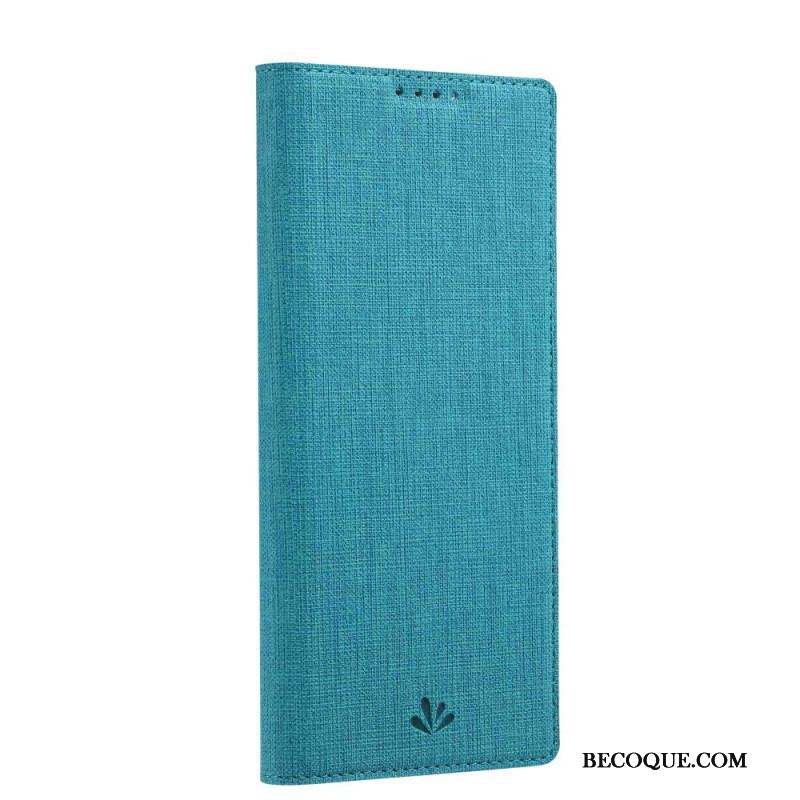 Flip Cover Sony Xperia 10 IV Texture Tissu VILI