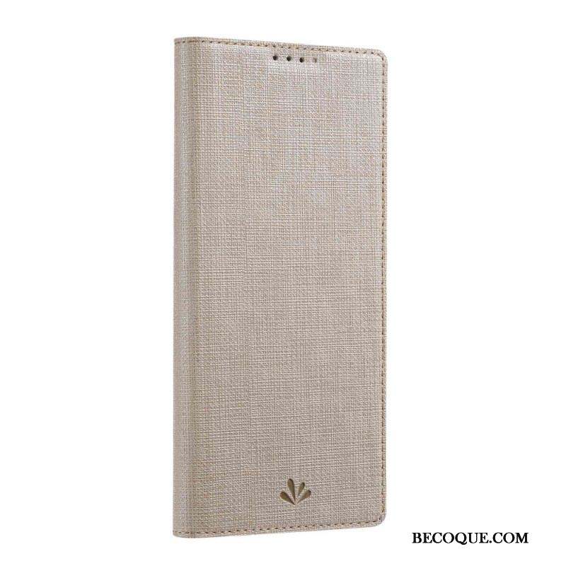 Flip Cover Sony Xperia 10 IV Texture Tissu VILI