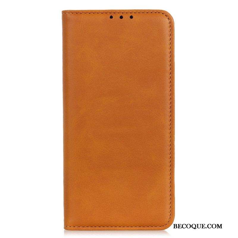 Flip Cover Sony Xperia 5 IV Cuir Fendu