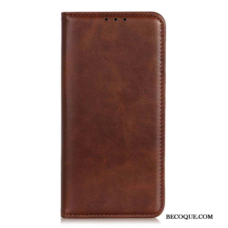 Flip Cover Sony Xperia 5 IV Cuir Fendu